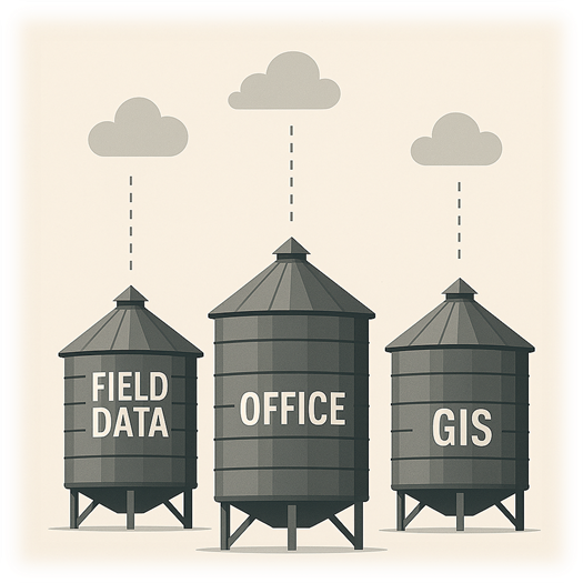 Visualization of siloed data