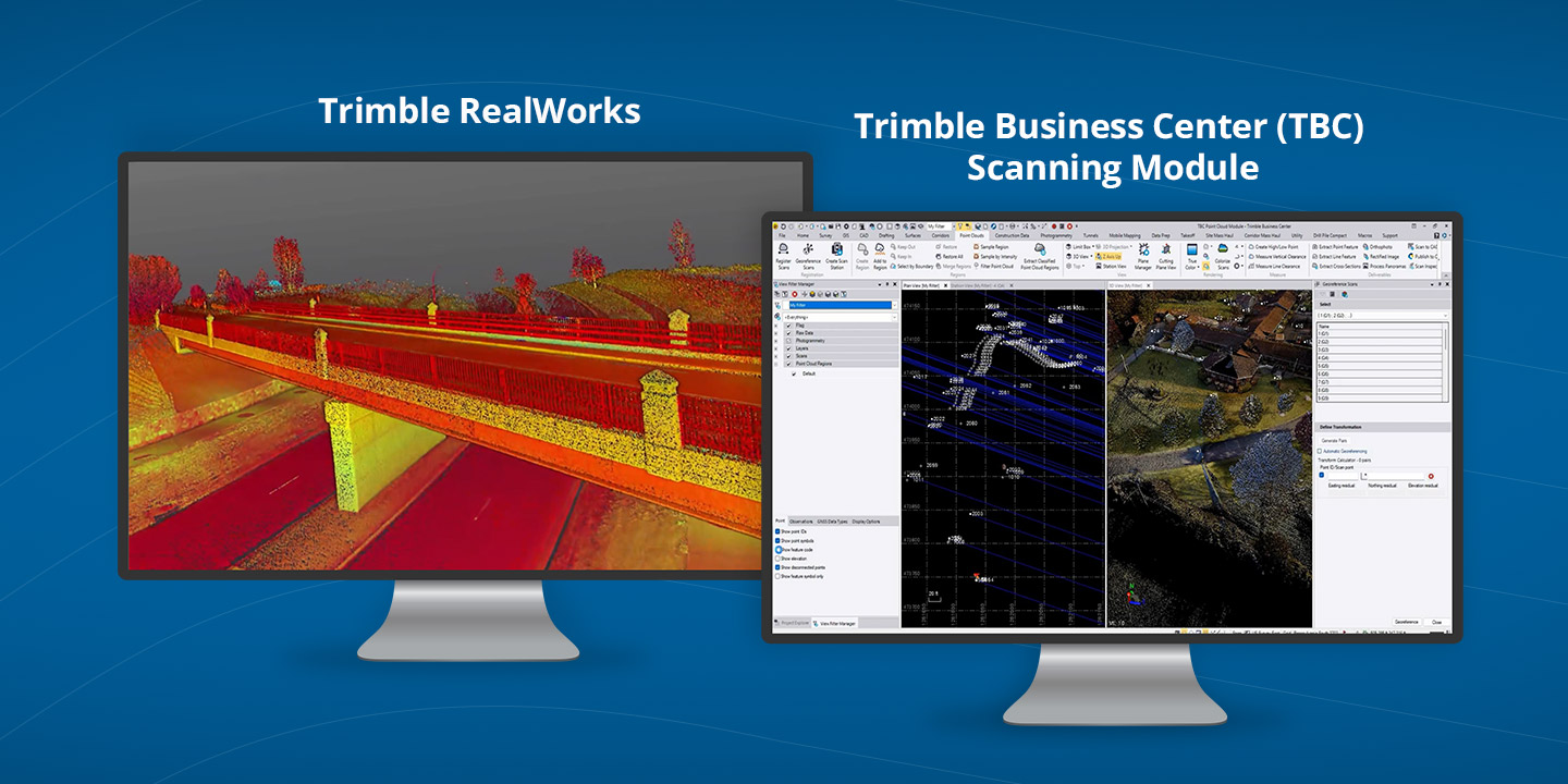 Trimble RealWorks vs. TBC Scanning Module: Which One is Best to Power Your Point Clouds?